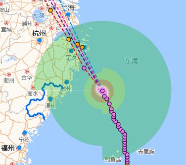 最新温州台风天气预报（梅花7级风圈已到达）(2)