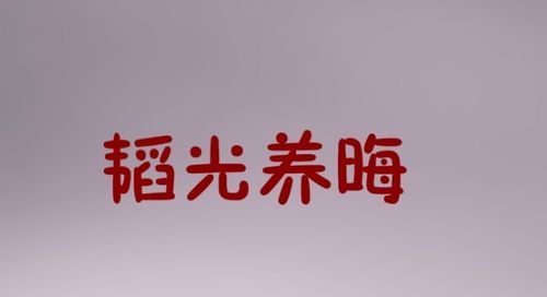 韬光养晦的解释是什么