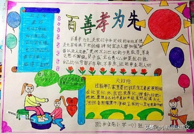 重阳节手抄报简单好画少字（重阳节手抄报大全）(2)