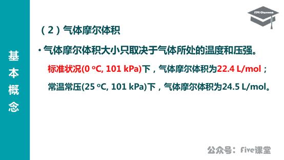 标况下气体摩尔体积一定是22.4么（标况下的温度和压强）