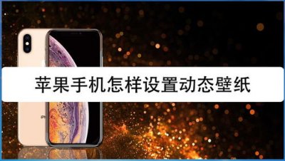 ​苹果设置动态壁纸怎样才能有声音(iphone12自定义动态锁屏怎么弄)