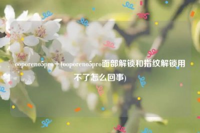 ​ooporeno5pro+(ooporeno5pro面部解锁和指纹解锁用不了怎么回事)