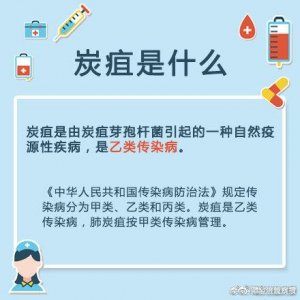 ​炭疽是什么 ？九张图带你了解炭疽