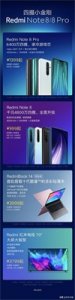 红米Note 8系列发布会新品汇总 最低只要999元起